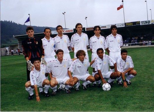 Juvenil Real Madrid con Miguel Mateos